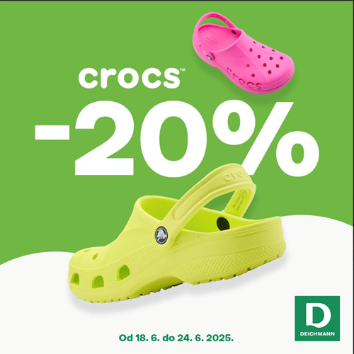 Deichmann akcija -20% Crocs